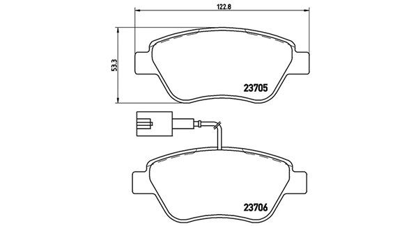 MAGNETI MARELLI Piduriklotsi komplekt,ketaspidur 363700423085